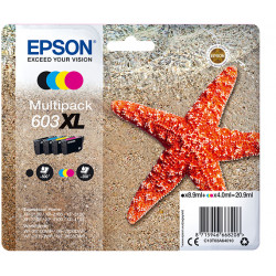 MULTIPACK CARTUCHO TINTA EPSON 603XL C13T03A64020