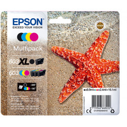 MULTIPACK CARTUCHO TINTA EPSON 603XL C13T03A94010