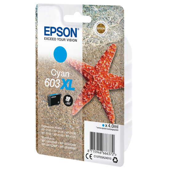 CARTUCHO TINTA EPSON C13T03A24010 SINGLEPACK CIAN Consumibles impresión de tinta