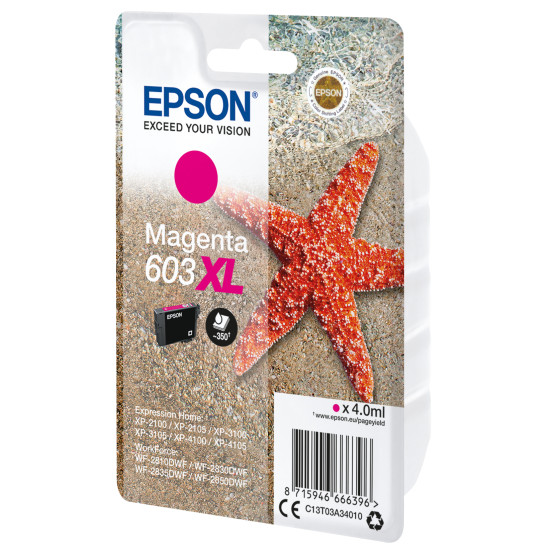 CARTUCHO TINTA EPSON C13T03A34010 SINGLEPACK MAGENTA Consumibles impresión de tinta