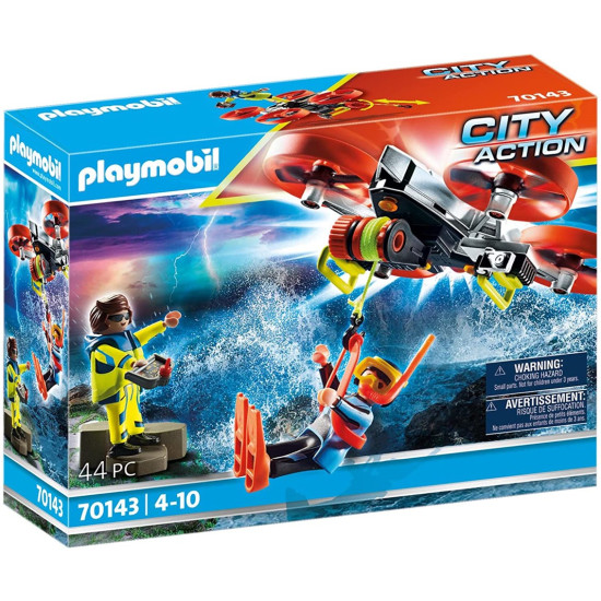 RESCATE MARITIMO: BUZO CON DRON RESCATE Playmobils