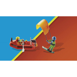 PLAYMOBIL RESCATE MARITIMO : RESCATE KITSURFER