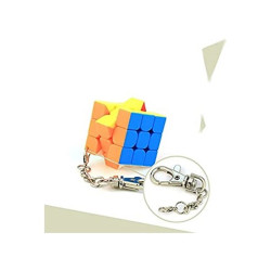 CUBO RUBIK QIYI LLAVERO 3X3 PLANO