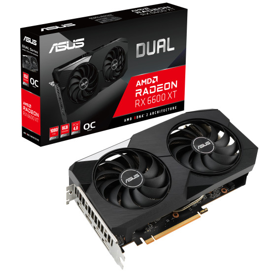ASUS RADEON RX 6600 XT 8GB Tarjetas gráficas ASUS RADEON RX 6600 XT 8GB Tarjetas gráficas