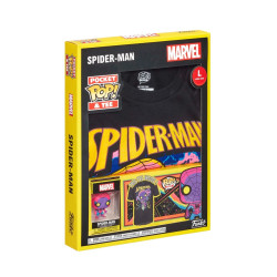 POP & TEE MARVEL SPIDERMAN BLACK