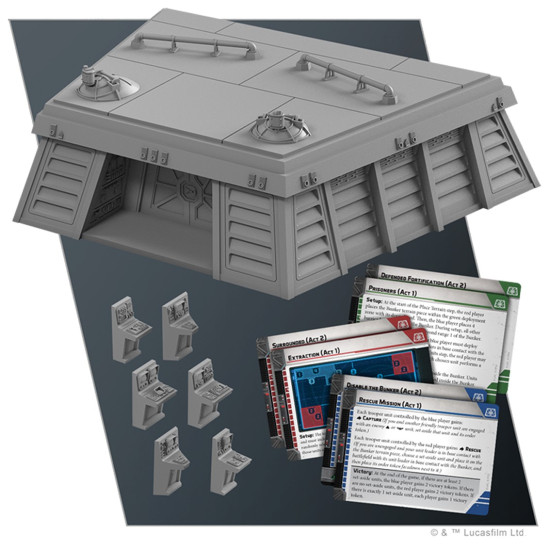 JUEGO MESA STAR WARS LEGIÓN: BÚNKER Juegos de mesa JUEGO MESA STAR WARS LEGIÓN: BÚNKER Juegos de mesa
