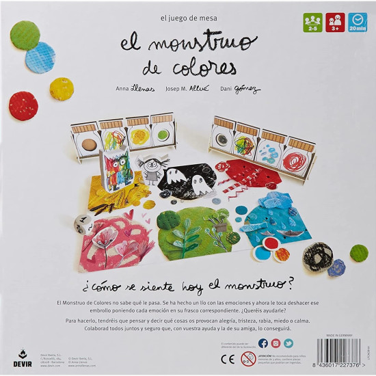 JUEGO MESA DEVIR EL MONSTRUO COLORES Juegos de mesa JUEGO MESA DEVIR EL MONSTRUO COLORES Juegos de mesa
