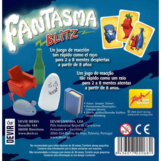 JUEGO MESA DEVIR FANTASMA BLITZ PEGI Juegos de mesa JUEGO MESA DEVIR FANTASMA BLITZ PEGI Juegos de mesa