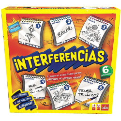 JUEGO MESA INTERFERENCIAS GRANDE 6 JUGADORES