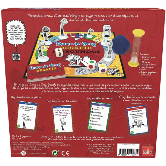 JUEGO MESA DIARIO GREG : DESAFIO Juegos de mesa JUEGO MESA DIARIO GREG : DESAFIO Juegos de mesa