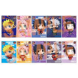 SET FIGURAS CON POSTALES MEGAHOUSE NARUTO