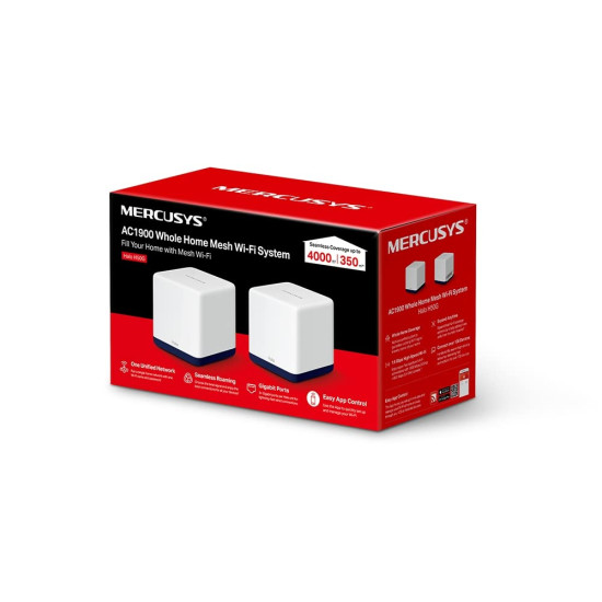 ROUTER MESH MERCUSYS HALO H50G 1900MBPS Routers ROUTER MESH MERCUSYS HALO H50G 1900MBPS Routers