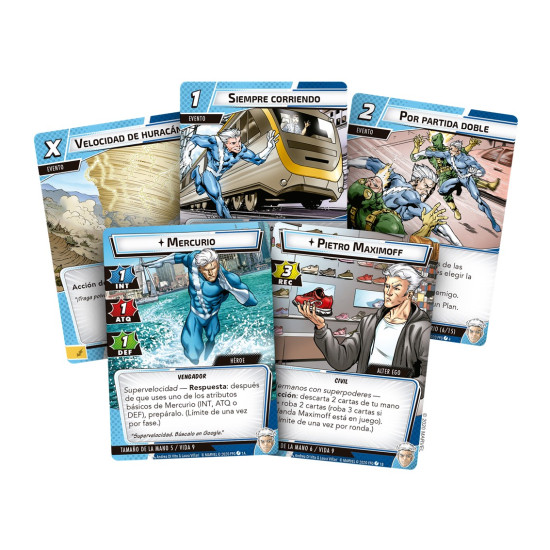 JUEGO MESA MARVEL CHAMPIONS: QUICKSILVER 60 Juegos de mesa JUEGO MESA MARVEL CHAMPIONS: QUICKSILVER 60 Juegos de mesa