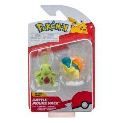 PACK 2 FIGURAS JAZWARES POKEMON BATALLA