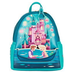 MOCHILA LOUNGEFLY DISNEY ENREDADOS RAPUNZEL CASTILLO