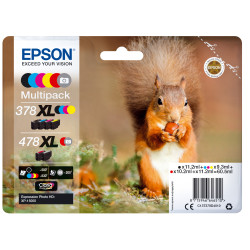 MULTIPACK CARTUCHO EPSON C13T379D4010 6 COLORES