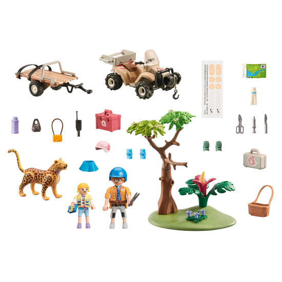 PLAYMOBIL WILTOPIA QUAD RESCATE ANIMALES Playmobils PLAYMOBIL WILTOPIA QUAD RESCATE ANIMALES Playmobils