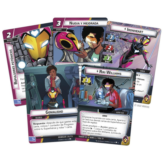 JUEGO MESA MARVEL CHAMPIONS IRONHEART PEGI Juegos de mesa JUEGO MESA MARVEL CHAMPIONS IRONHEART PEGI Juegos de mesa
