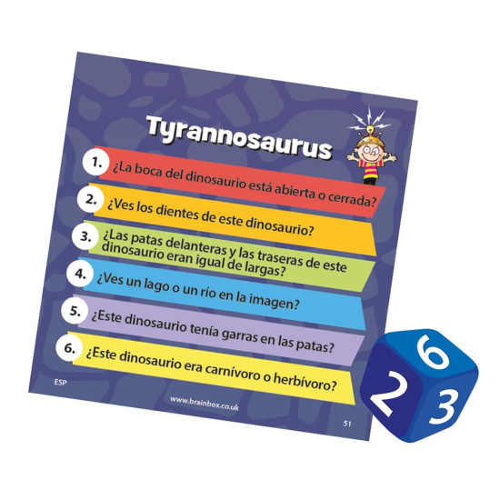 JUEGO MESA BRAINBOX DINOSAURIOS PEGI 5 Juegos de mesa JUEGO MESA BRAINBOX DINOSAURIOS PEGI 5 Juegos de mesa