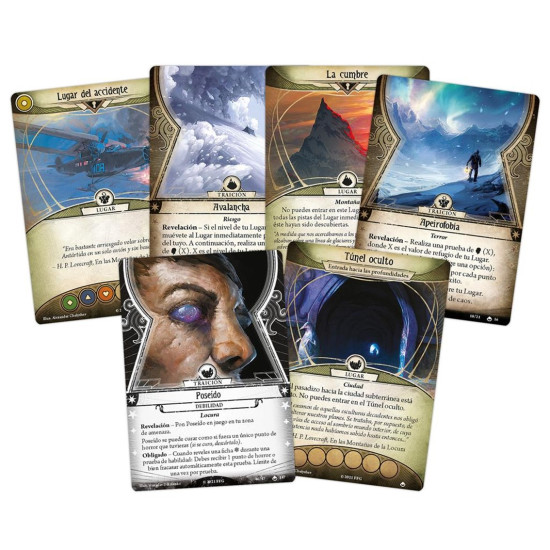 JUEGO CARTAS ARKHAM HORROR LCG: CONFINES Juegos de mesa