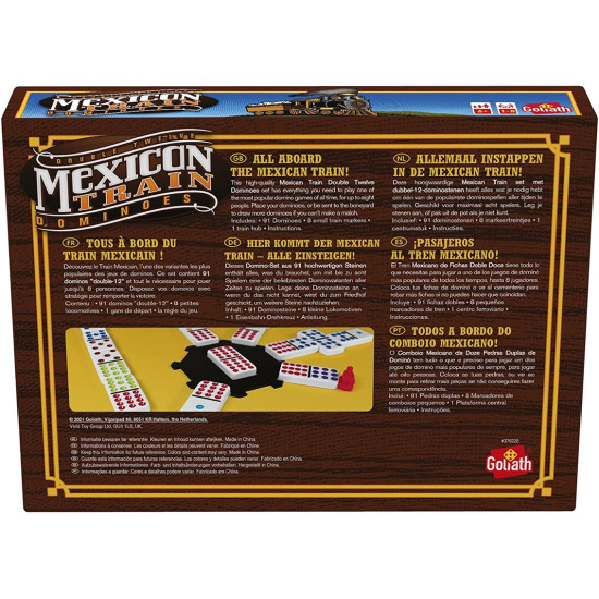 JUEGO MESA MEXICAN TRAIN DOMINOES PEGI Juegos de mesa JUEGO MESA MEXICAN TRAIN DOMINOES PEGI Juegos de mesa