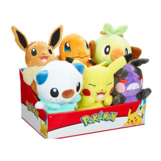 PACK 6 PELUCHES POKEMON OLA 10 Peluches y cojines