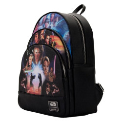 MINI MOCHILA LOUNGEFLY STAR WARS TRILOGIA