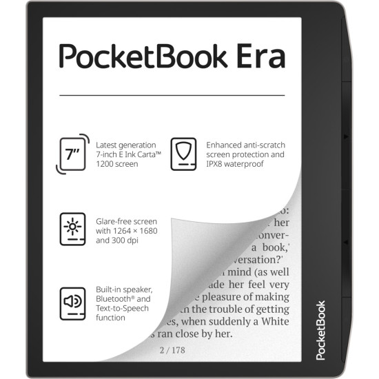 EBOOK POCKETBOOK ERA 7PULGADAS 16GB PLATA Ebooks