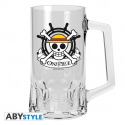 JARRA CRISTAL ABYSTYLE ONE PIECE LOGO