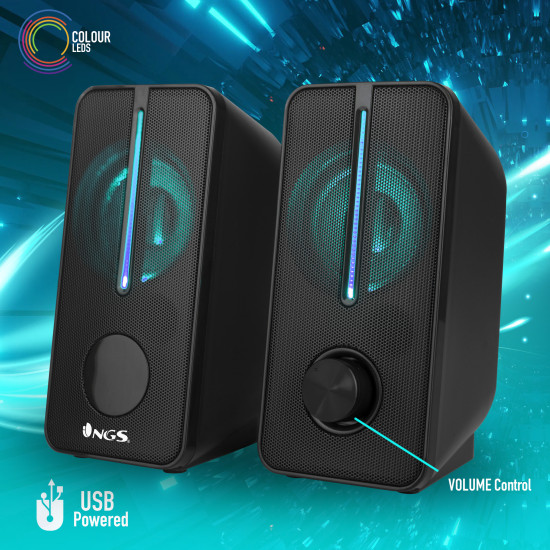 ALTAVOCES 2.0 NGS GSX - 150 NEGRO Altavoces ALTAVOCES 2.0 NGS GSX - 150 NEGRO Altavoces