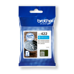 CARTUCHO TINTA BROTHER LC422C CIAN 550
