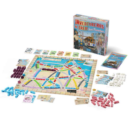 JUEGO MESA AVENTUREROS AL TREN SAN Juegos de mesa