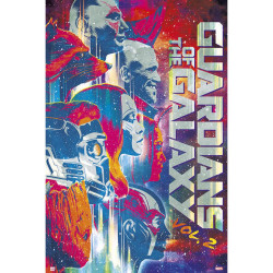 POSTER MARVEL GUARDIANES LA GALAXIA VOL.