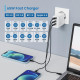 CARGADOR RAPIDO EWENT EW1323 65W 2 Cargadores para móviles