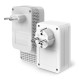 KIT ADAPTADORES POWERLINE AC TP - LINK TL - WPA7617 Extensores de red