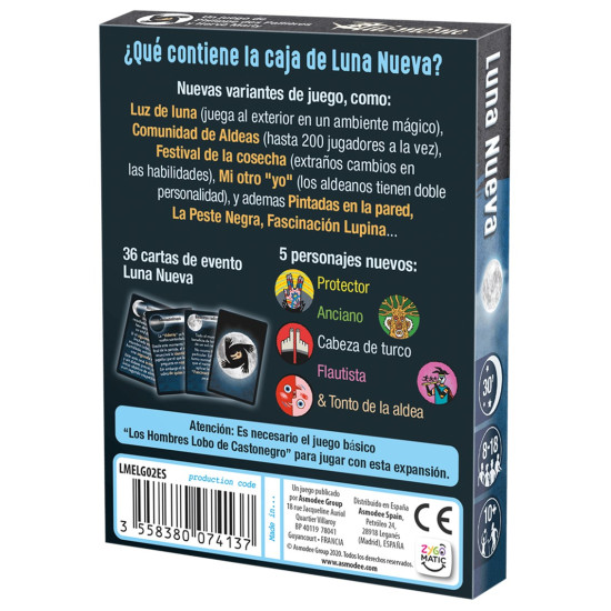JUEGO MESA LOS HOMBRES LOBO CASTRONEGRO Juegos de mesa JUEGO MESA LOS HOMBRES LOBO CASTRONEGRO Juegos de mesa