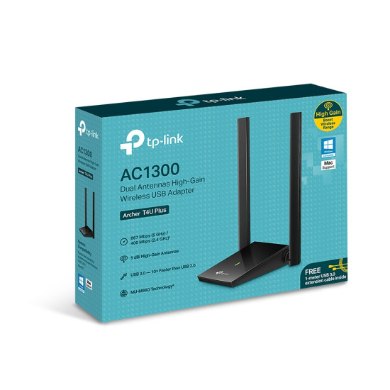 ADAPTADOR USB INALAMBRICO TP - LINK ARCHER T4U Adaptadores usb red ADAPTADOR USB INALAMBRICO TP - LINK ARCHER T4U Adaptadores usb red