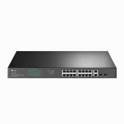 SWITCH 18 PUERTOS TP - LINK TL - SG1218MP 16