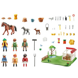 PLAYMOBIL MY FIGURES RANCHO CABALLOS