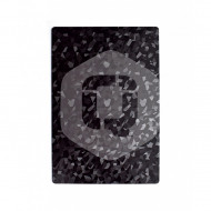 LAMINA TRASERA PERSONALIZACION QCHARX FIBRA CARBONO