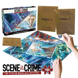 JUEGO MESA PUZZLE ESCENA DEL CRIMEN