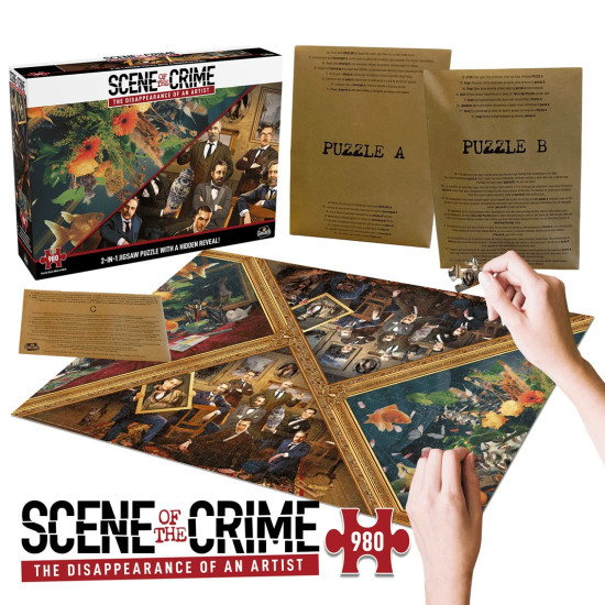 JUEGO MESA PUZZLE ESCENA DEL CRIMEN Juegos de mesa