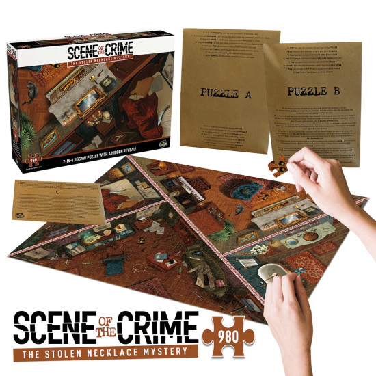 JUEGO MESA PUZZLE ESCENA DEL CRIMEN Juegos de mesa