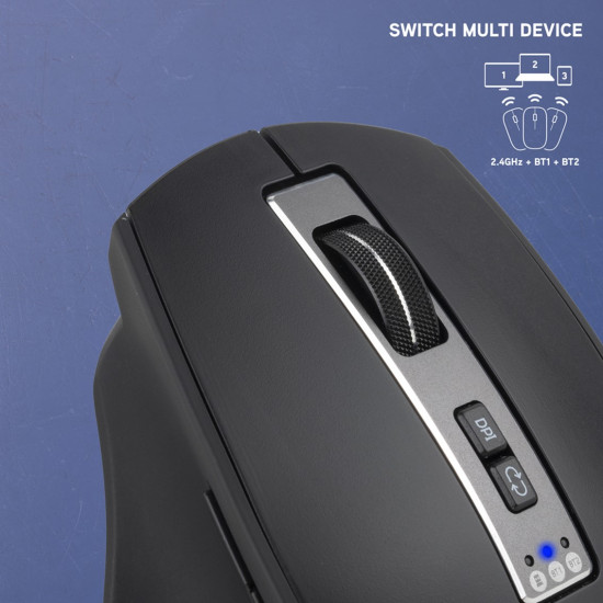 RATON MULTIDISPOSITIVO INALAMBRICO RECARGABLE NGS BLUR - RB Ratones RATON MULTIDISPOSITIVO INALAMBRICO RECARGABLE NGS BLUR - RB Ratones