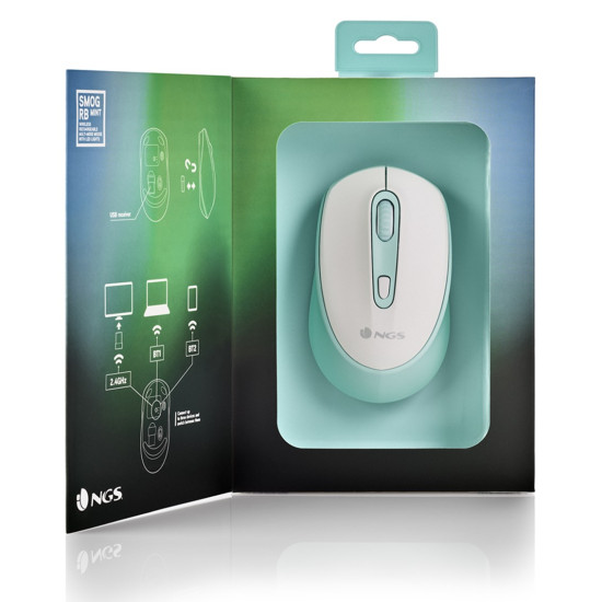 RATON MULTIDISPOSITIVO INALAMBRICO RECARGABLE NGS SMOGMINT - RB Ratones RATON MULTIDISPOSITIVO INALAMBRICO RECARGABLE NGS SMOGMINT - RB Ratones