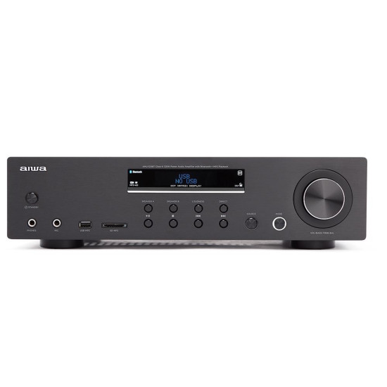 AMPLIFICADOR ESTEREO AIWA AMU - 120BTBK 120W NEGRO Amplificadores y altavoces