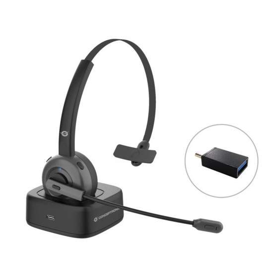 AURICULAR CONCEPTRONIC BLUETOOTH POLONA03BD CON BASE Auriculares