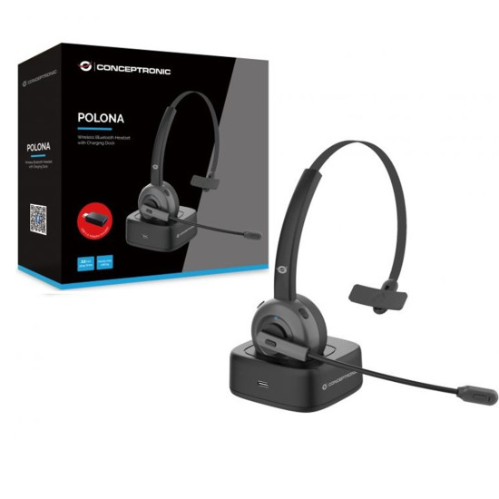AURICULAR CONCEPTRONIC BLUETOOTH POLONA03BD CON BASE Auriculares AURICULAR CONCEPTRONIC BLUETOOTH POLONA03BD CON BASE Auriculares