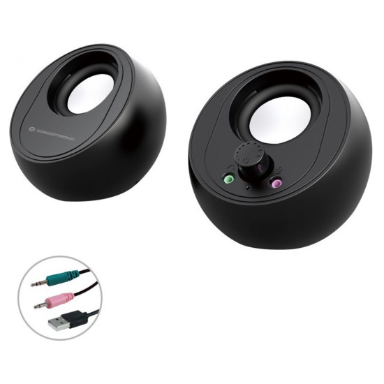 ALTAVOCES CONCEPTRONIC BJORN01B 10W NEGRO Altavoces