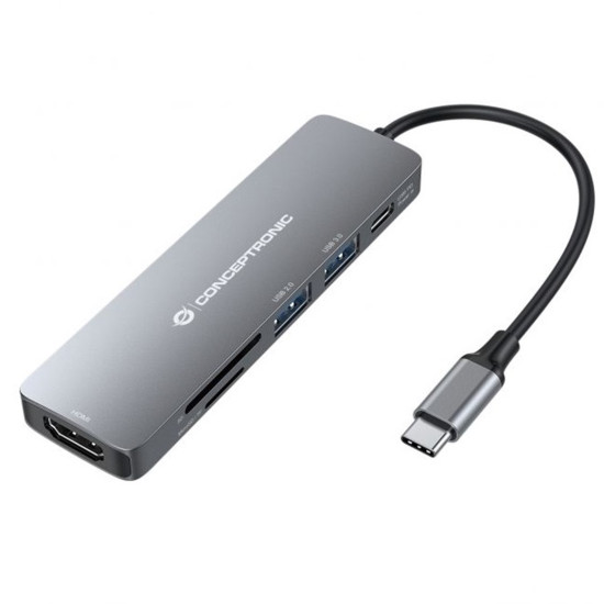 ADAPTADOR USB - C 6EN1 CONCEPTRONIC DONN11 HDMI Convertidores
